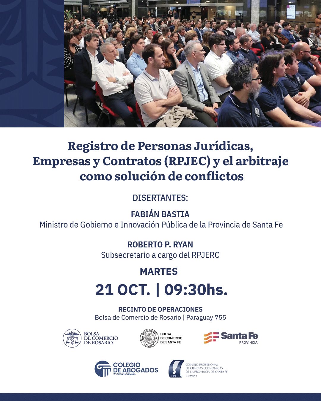 Registro de Personas Jurídicas, Empresas y Contratos (RPJEC) y el arbitraje como solución de conflicto - 21/10/2025